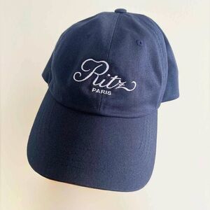 Ritz Hotel Paris Navy Dad Hat Embroidered Baseball Cap